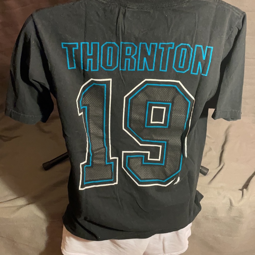 NHL San Jose Sharks Reebok Thornton Tee - Picture 2 of 3